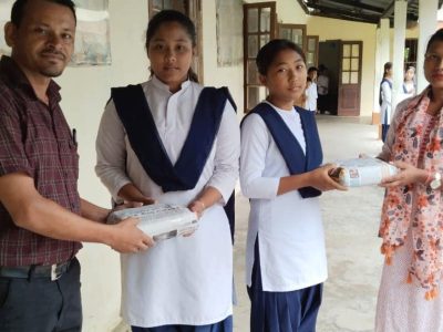 Sanitary pad distribution anubhav